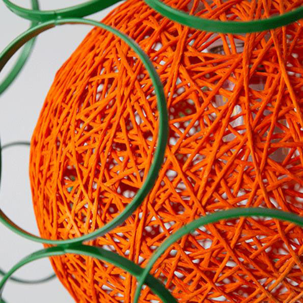 Floroux | Lampe Suspension Chanvre | Design Naturel et Moderne