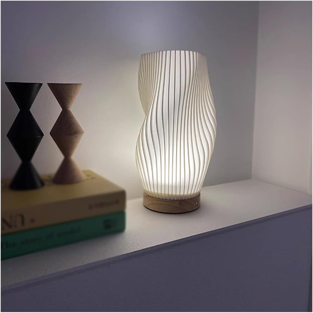 Floroux | Lampe de Table Vague | Design Dimmable Moderne