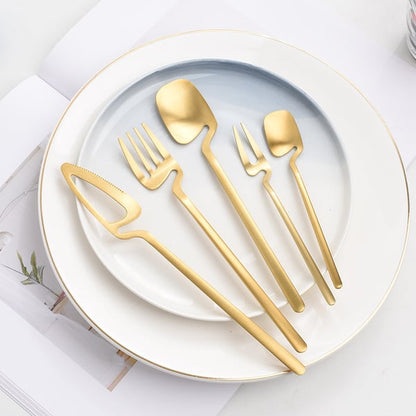 Floroux | Set de Couverts Suspendus | Design Anti-Goutte