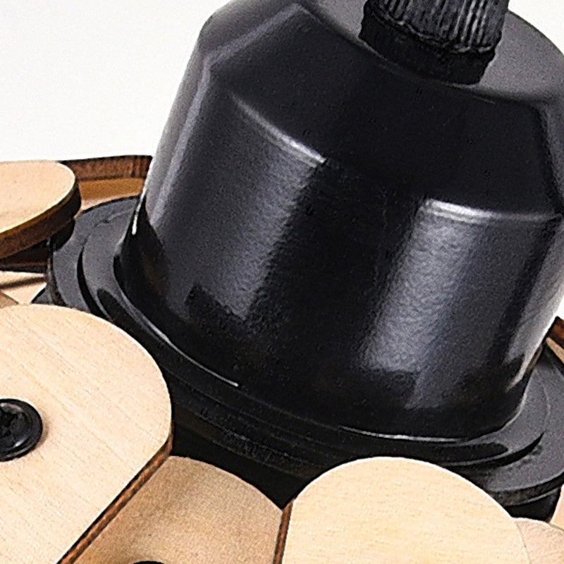 Floroux | Lampe Suspension Japonaise | Abat-jour en Bois de Tilleul