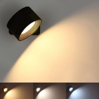 Floroux | Lampe Murale Sans Fil | Rotation 360° Rechargeable