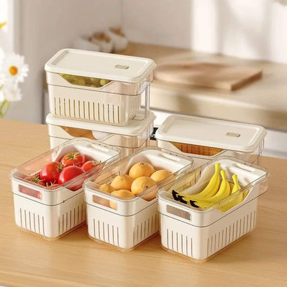 Floroux | Boîte de Rangement pour Réfrigérateur | Organisation Alimentaire