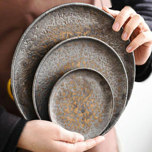 Floroux | Ensemble d’Assiettes Industriel | Design Moderne