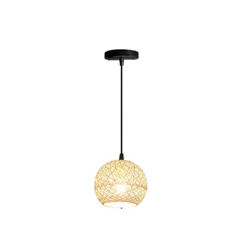 Floroux | Lampe Suspension Rotin | Design Artisanal Naturel