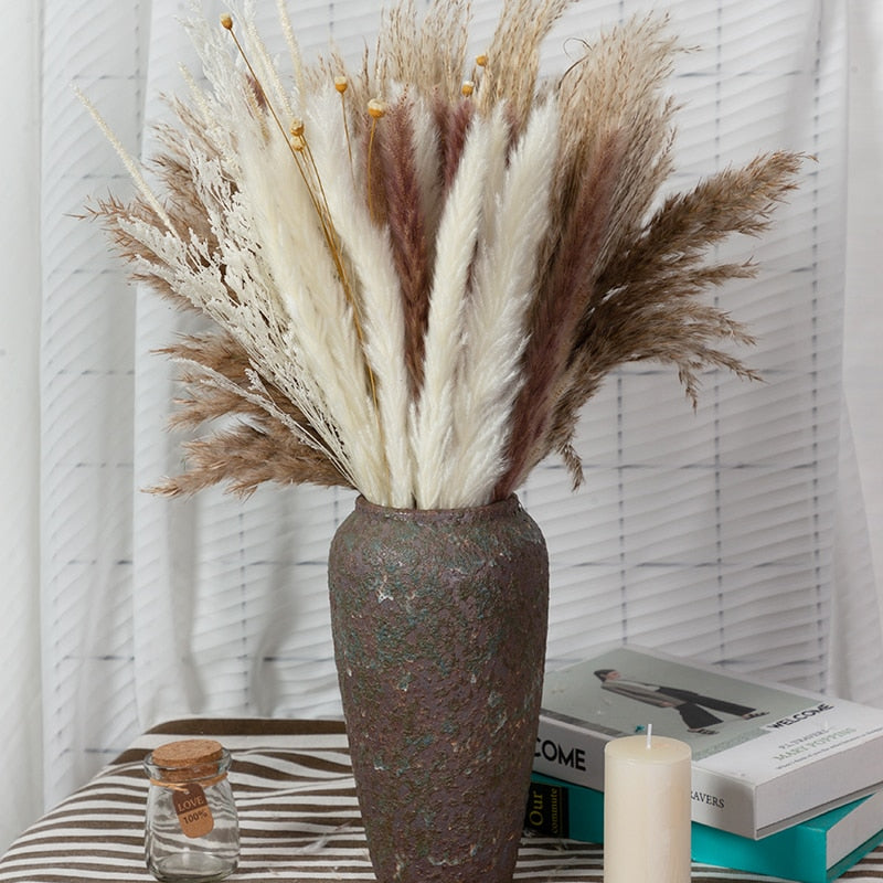 Floroux | Bouquet de Pampas Séchées | Style Bohème Naturel