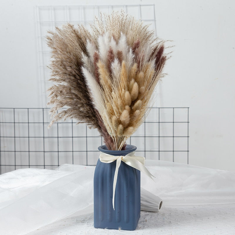 Floroux | Bouquet de Pampas Séchées | Style Bohème Naturel