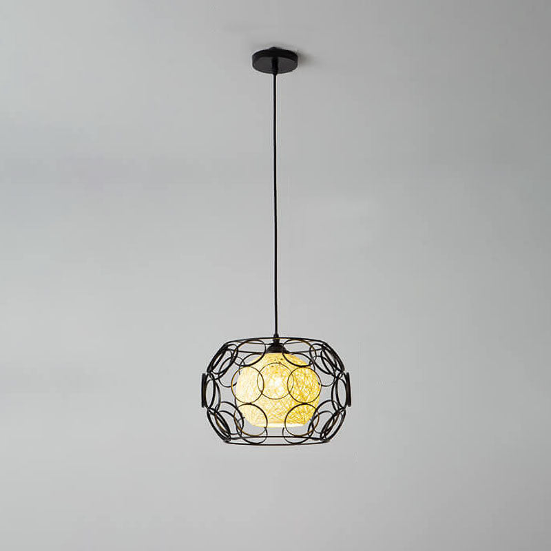 Floroux | Lampe Suspension Chanvre | Design Naturel et Moderne