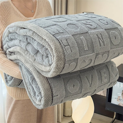 Floroux | Couverture en Fleece Réversible | Douce et Toutes Saisons